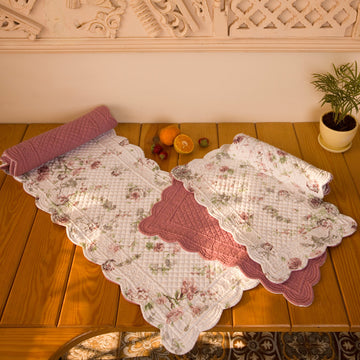 Faded Rose Reversible Pink Runner