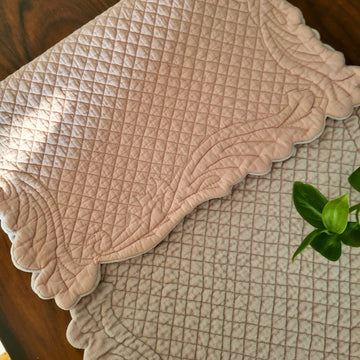 Velvet/Cotton Pink Reversible Runner