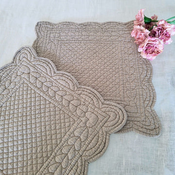 Dan Square Quilted Decorative Placemat