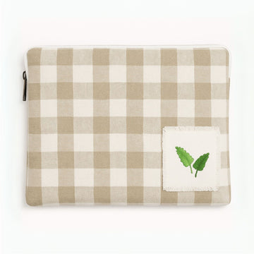 Léa Beige Laptop Sleeve