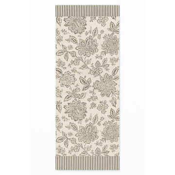 Gab Charcoal Reversible Non-Quilted Runner