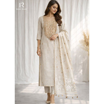 Maya Chanderi Cotton Unstitched Suit