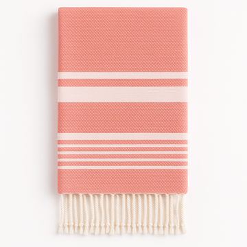 Peach Port Woven Towels