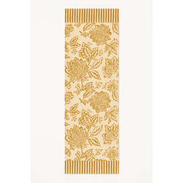 Gab Mustard Reversible Non-Quilted Runner