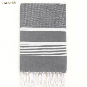 Charcoal Port Woven Towels
