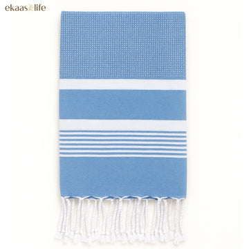 Indigo Blue Port Woven Towels