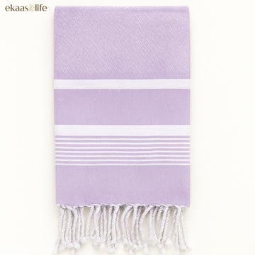 Lilac Port Woven Towels