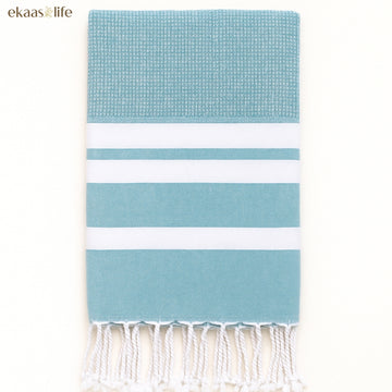 Teal Regular Woven Towels