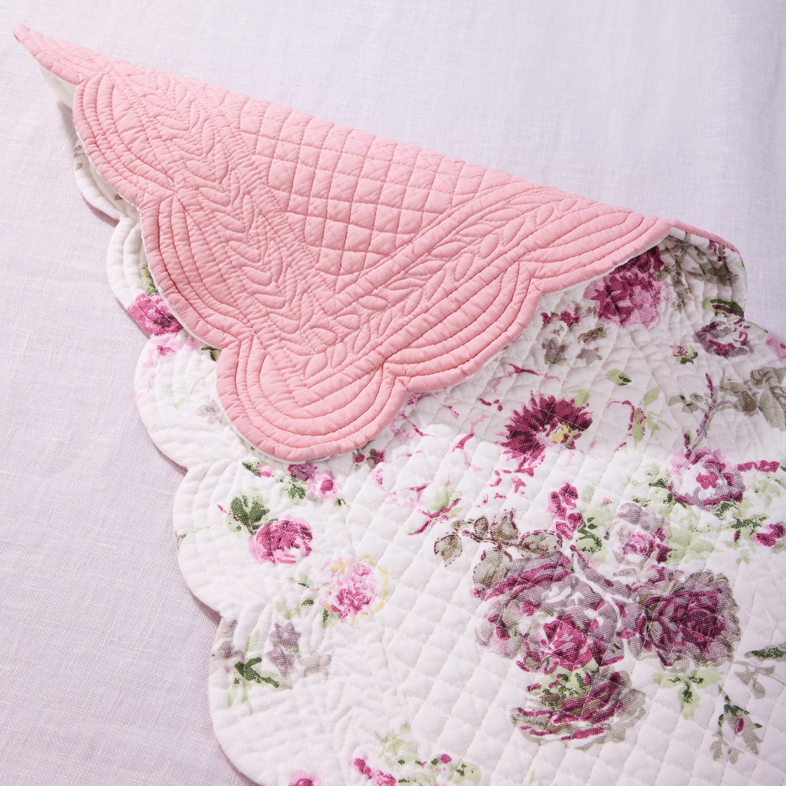 Faded Rose Reversible Pink Runner
