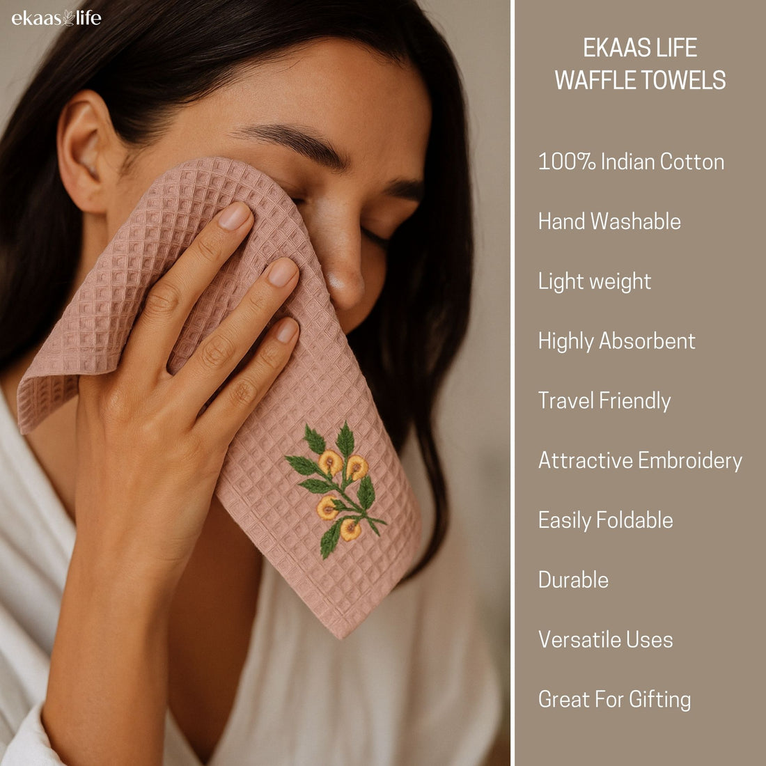 Wildflower Face Towel