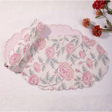 Rosette Pink Reversible Placemat