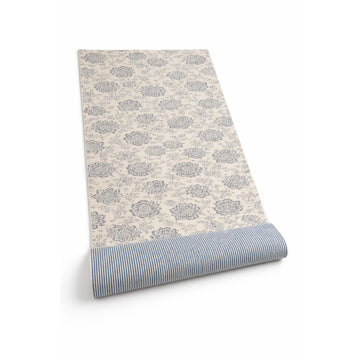 Gab Blue Decorative Floor Mat