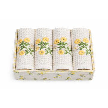 Yellow Tini Rose Organiser Tray