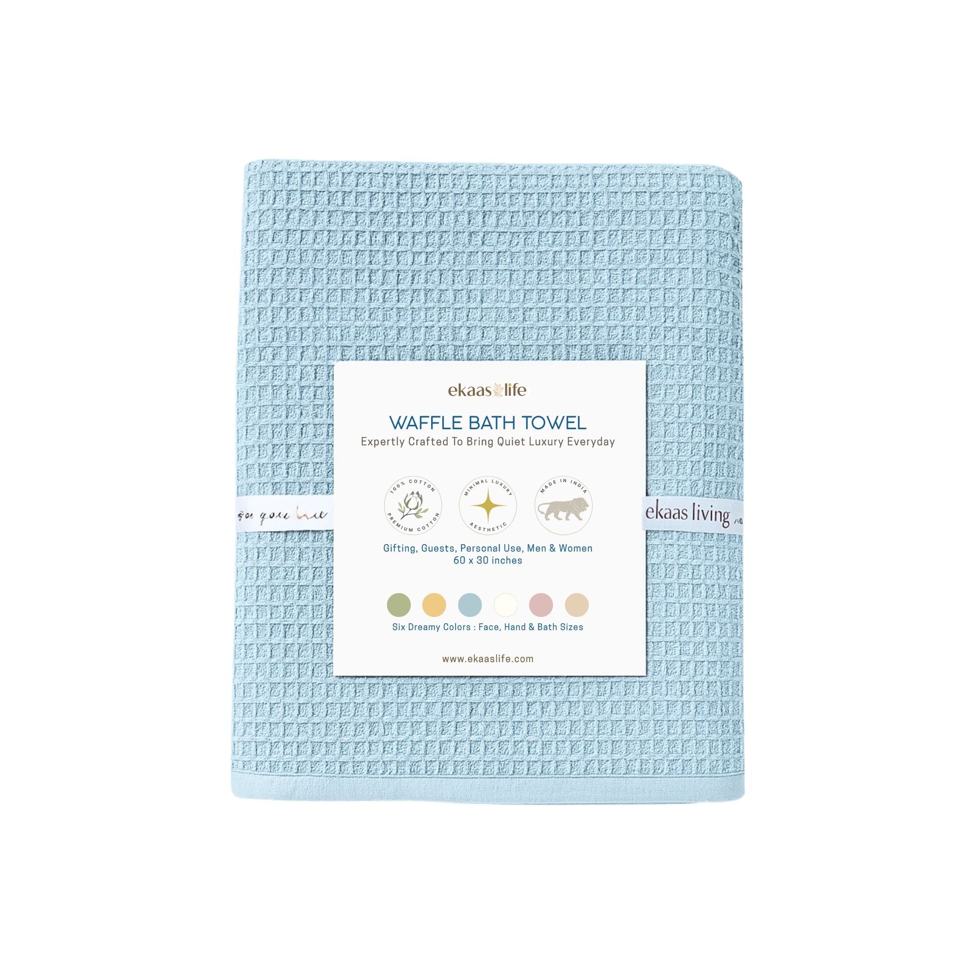 Dream Waffles Bath Towels
