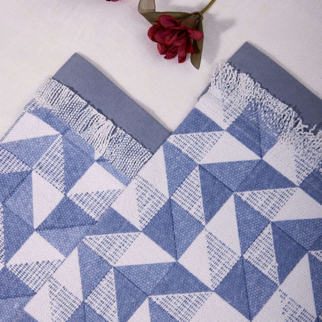 Geo - Blue Non-Quilted Placemat