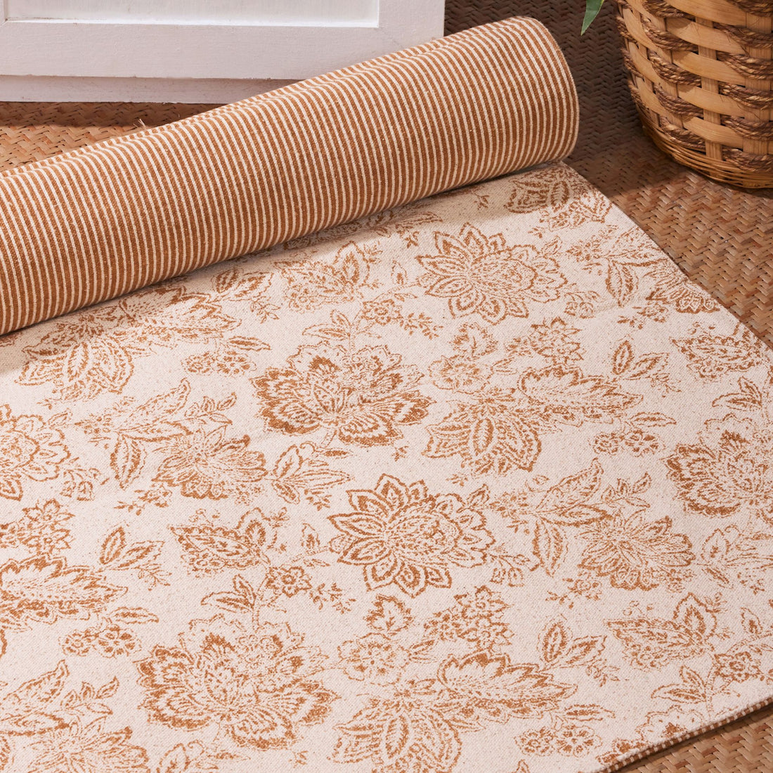 Gab Mustard Decorative Floor Mat