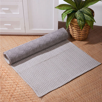 Grey Geo Floor Mat