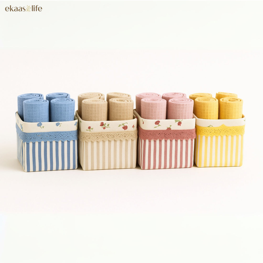 Amés Blue Lace Basket