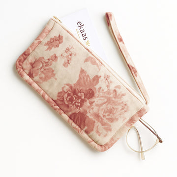 Peach Floral Dual Case
