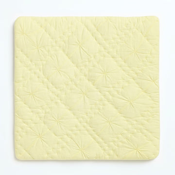 Quin Soft Yellow Smocking Cushion Cover