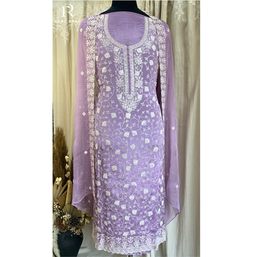 Rosh Georgette Unstitched Suit