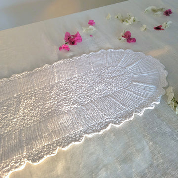 Cotton Oval Quilted Runner