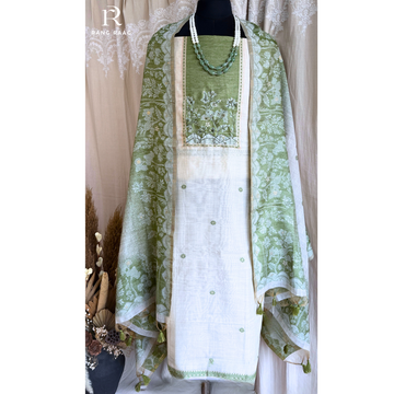Rhea Chanderi Cotton Unstitched Suit