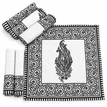 Paisley Block Print Napkin Set of 6