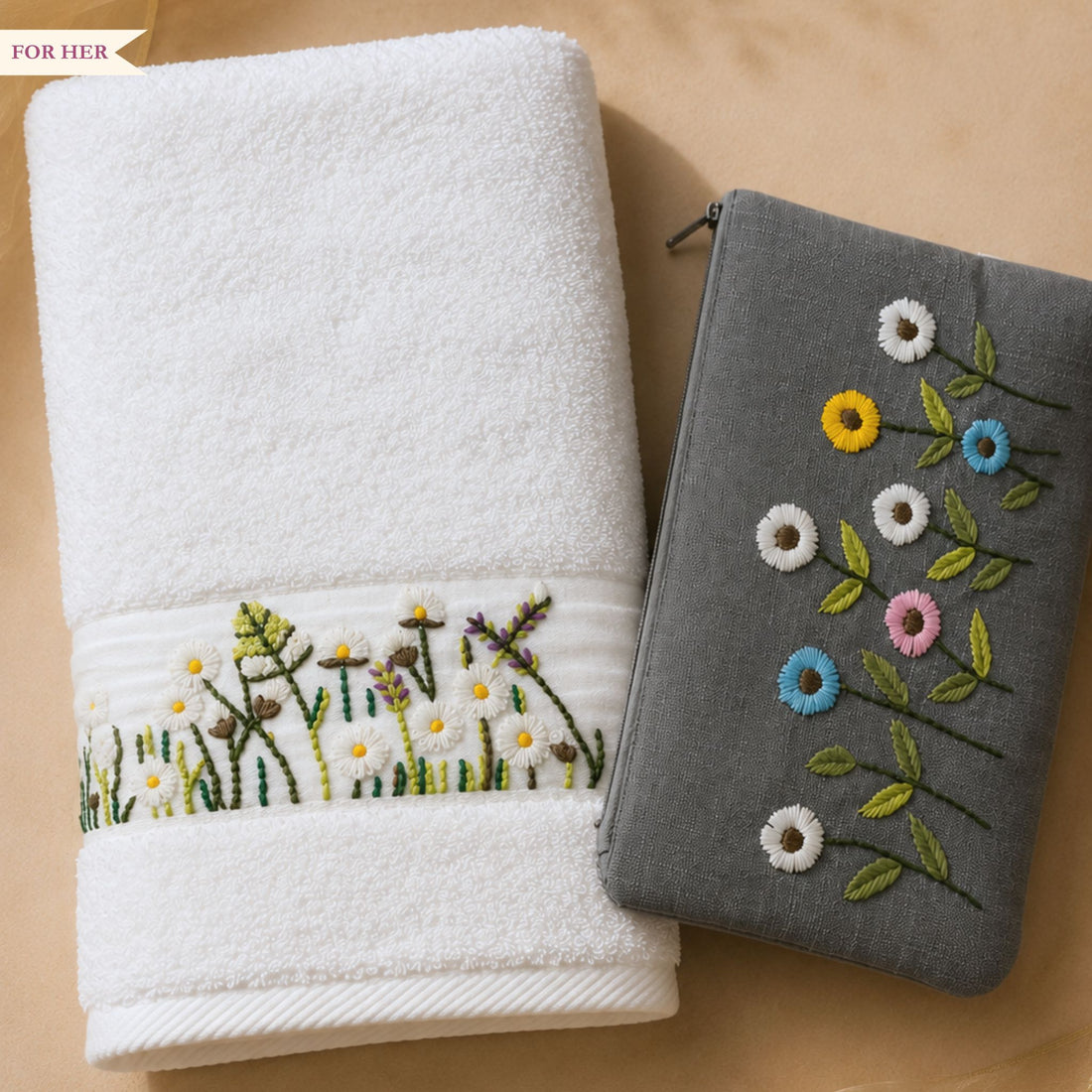 Set Of 2 - Daisy Gift Set