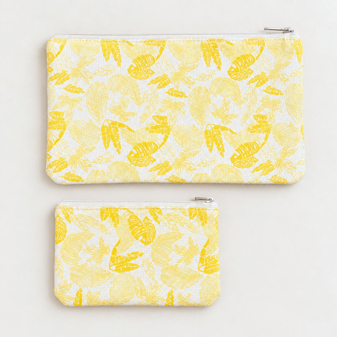 Pack Of 2 Pouch Yellow Leaf
