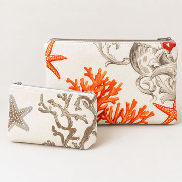 Pack Of 2 Pouch Orange Reef