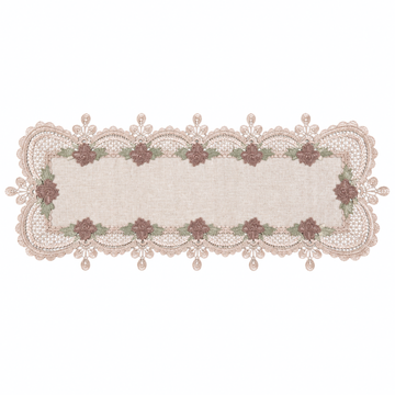 Rumi Beige Linen Non- Quilted Runner