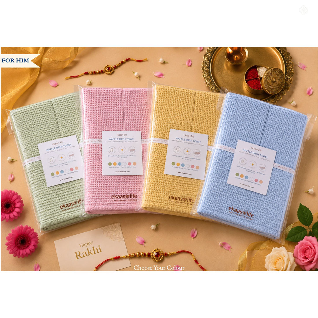 Set of 4 - Waffle Gift Set