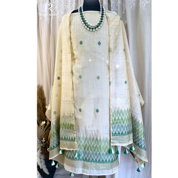 Isha Chanderi Unstitched Suit