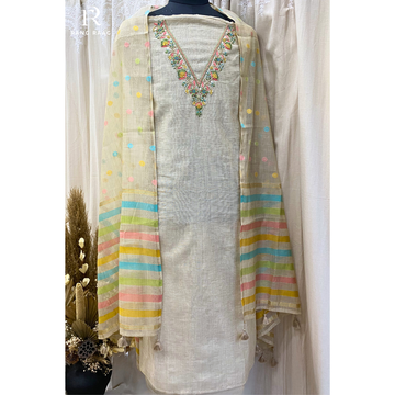 Vanya Chanderi Cotton  Unstitched Suit