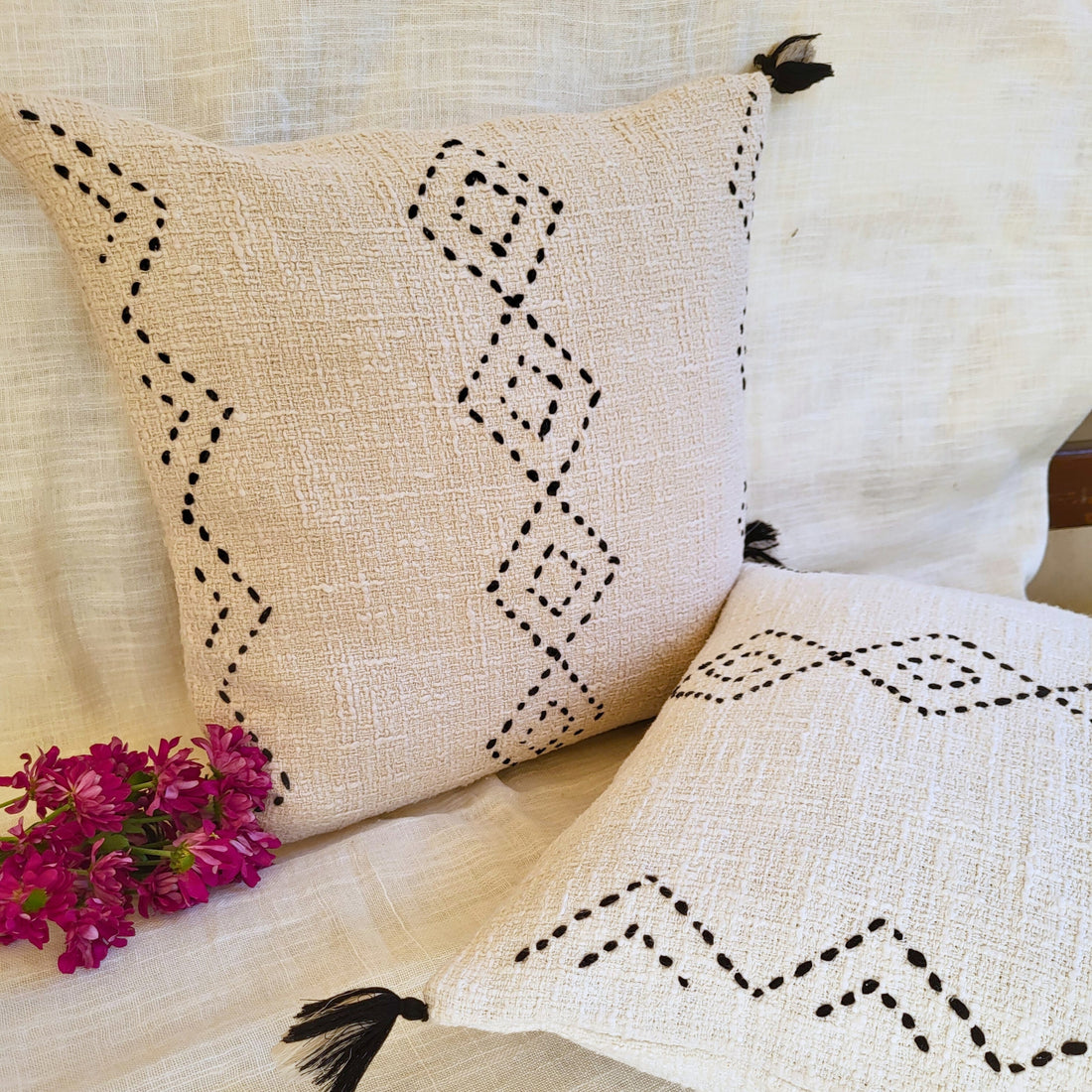 Ricci Kantha Cushion Cover