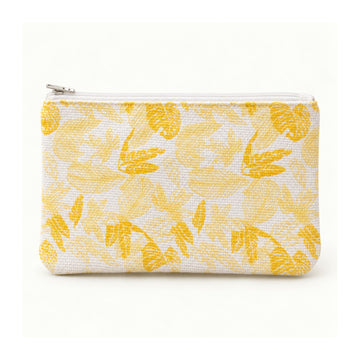 Leafy Yellow Small Pouch
