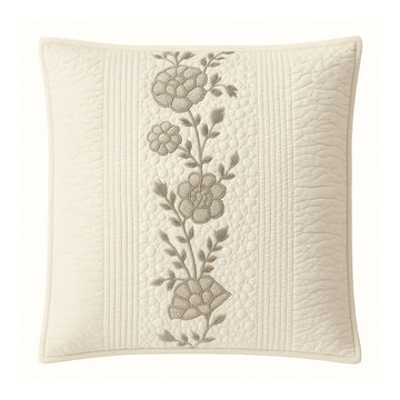 Beige Blake Cutwork Cushion Cover