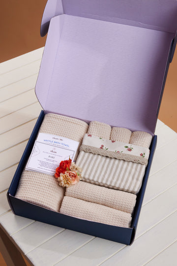 Bare Set of 10 – Bath, Hand & Face Basket Gift Set