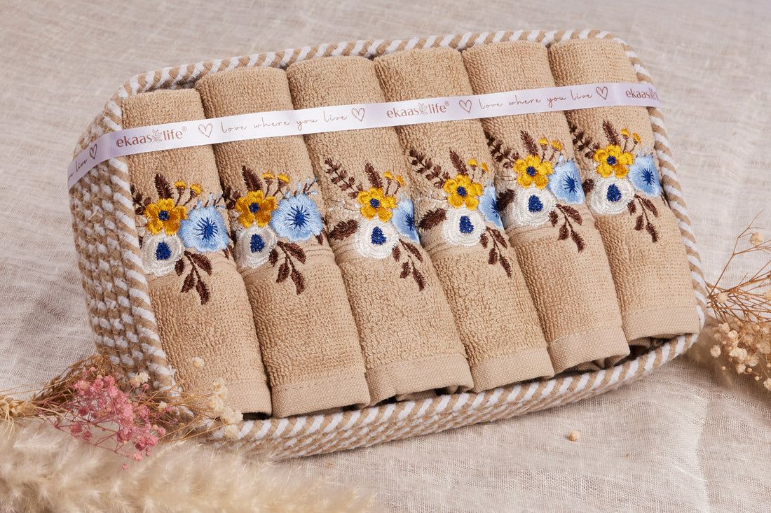 Cloud Set of 6 – Face Towel Gift Set